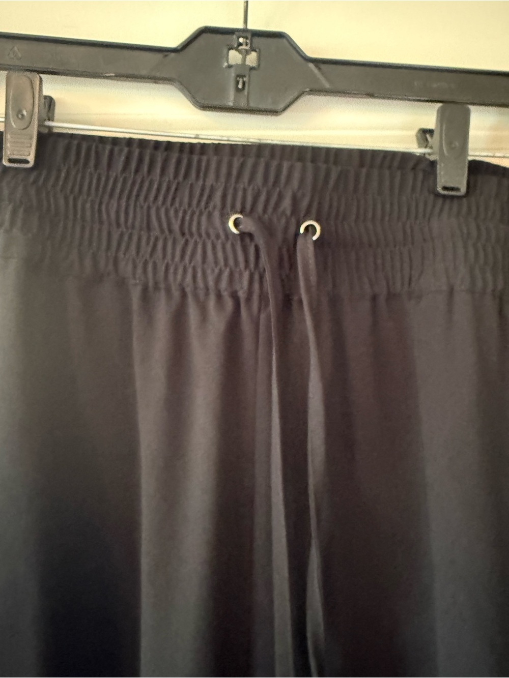 Sanctuary Black Wide-Leg Drawstring Pants - Picture 2 of 3